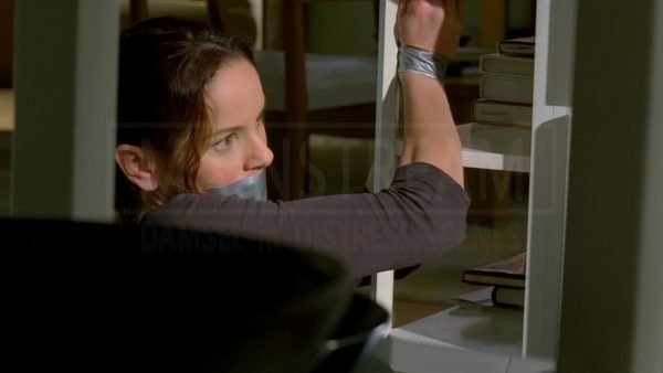 Prison Break, Sarah Wayne Callies bound and tape gagged 01