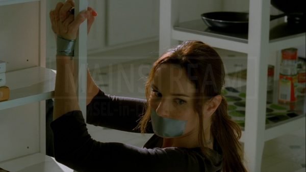 Prison Break, Sarah Wayne Callies bound and tape gagged 02