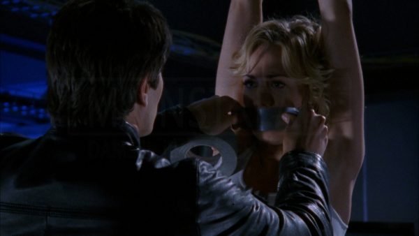 Chuck, Yvonne Strahovski bound tape gagged 07