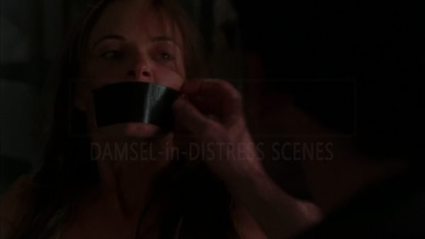 Burn Notice, Gabrielle Anwar handcuffed tape gagged 12