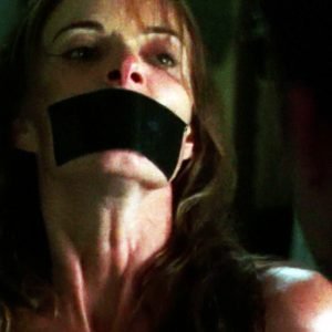 Burn Notice, Gabrielle Anwar handcuffed tape gagged thumbnail