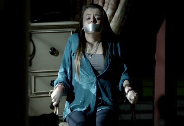 DCI Banks, Rosie Day chair tied tape gagged