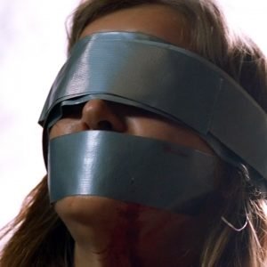 CSI: NY, Lisa Jay kidnapped chair tied tape gagged blindfolded thumbnail