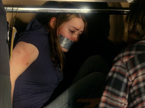 Terriers, Olivia Dawn York bound and tape gagged thumbnail