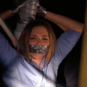 Psych, Bre Blair kidnapped bound and tape gagged thumbnail