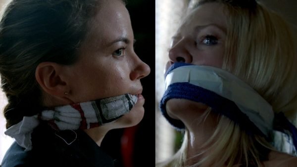 Prison Break. Diana Scarwid & Alexandra Lydon chairtied and gagged thumbnail