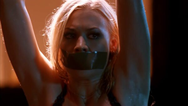 Chuck, Yvonne Strahovski bound and tape gagged thumbnail