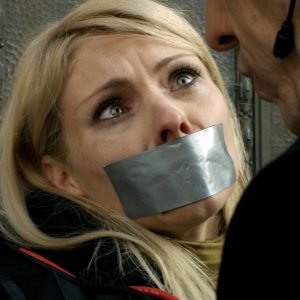 Crossing Lines, MyAnna Buring bound and gagged thumbnail