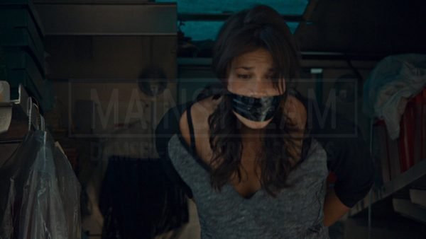 Rookie Blue, Missy Peregrym bound and tape gagged 04