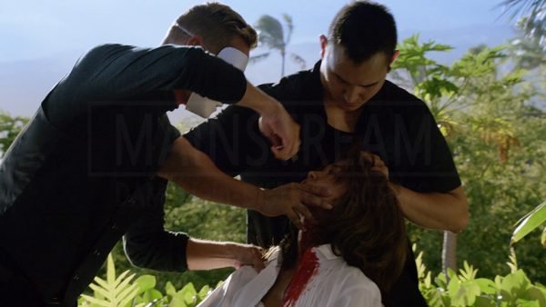 Hawaii Five-0, Grace Park chair tied and tape gagged 07