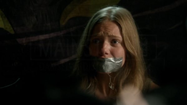 Revolution, Tracy Spiridakos chair tied and tape gagged 11