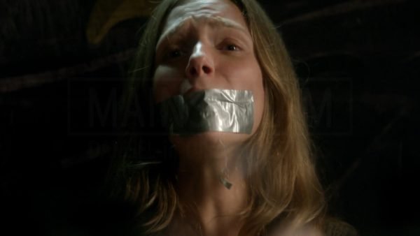 Revolution, Tracy Spiridakos chair tied and tape gagged 16