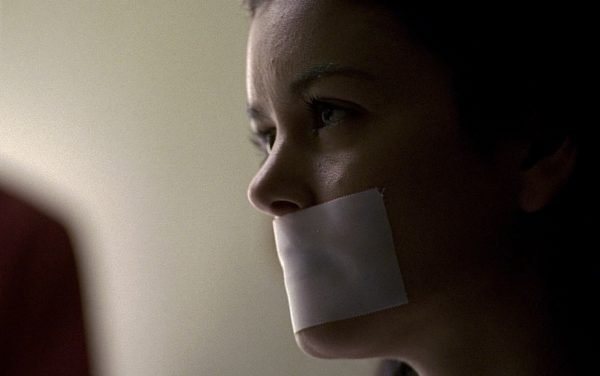 Heroes, Nora Zehetner bound handcuffed and tape gagged thumbnail