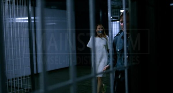 Andrea Sawatzki in 'Das Experiment' handcuffed and tape gagged 03