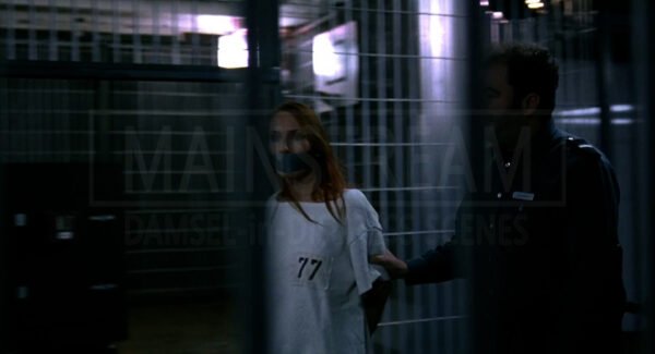 Andrea Sawatzki in 'Das Experiment' handcuffed and tape gagged 04