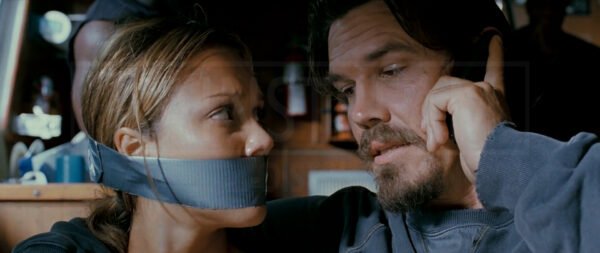 Jessica Alba in Into the Blue hands handcuffed behind her back and tape gagged 10