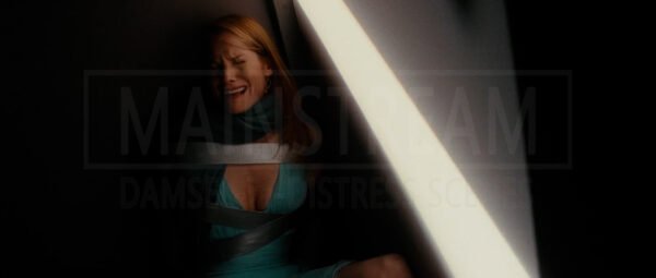 The Big Bang movie. Sienna Guillory kidnapped bound and tape gagged 06