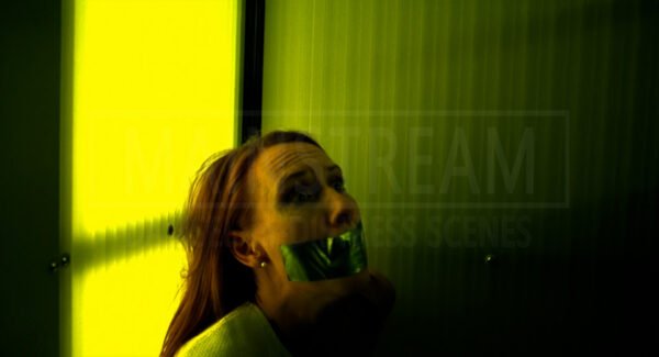 Andrea Sawatzki in 'Das Experiment' handcuffed and tape gagged 13