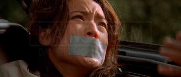 Shu Qi in The Transporter bound and tape gagged 01