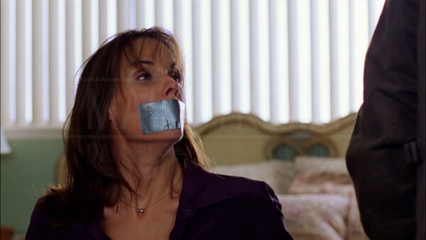 Alexandra Paul in Facing the Enemy chair tied and tape gagged 03