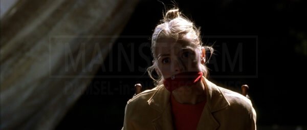 Jaime King in Lone Star State of Mind chair tied and cleave gagged 03