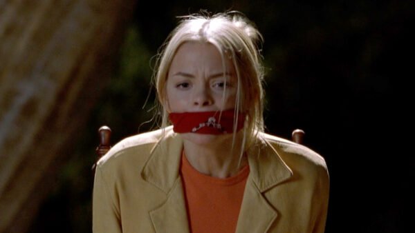 Jaime King in Lone Star State of Mind chair tied and cleave gagged thumbnail