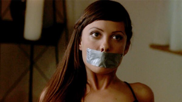 American Psycho bound and tape gagged thumbnail