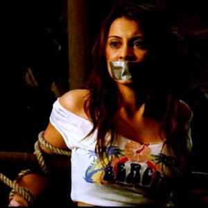 Minissha Lamba in Kidnap tied to a pole and tape gagged thumbnail
