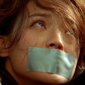 Shu Qi in The Transporter bound and tape gagged thumbnail
