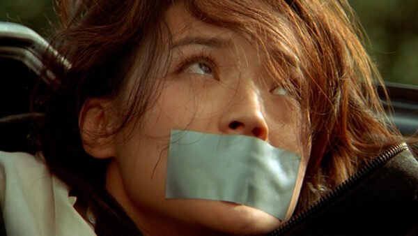 Shu Qi in The Transporter bound and tape gagged thumbnail