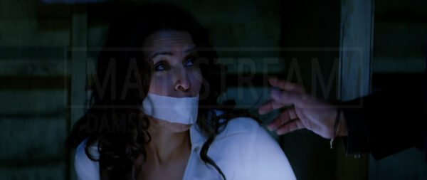 Neha Dhupia in Maharathi chairtied and tape gagged 05