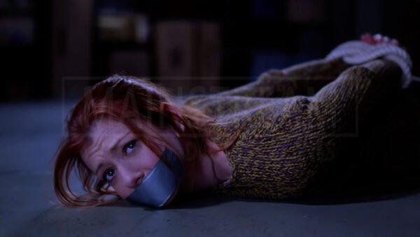 Alyson Hannigan in Buffy the Vampire Slayer bound and tape gagged 01