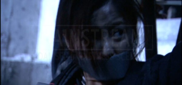 Aya Matsuura bound and tape gagged with bomb strapped in Yo-Yo Girl Cop 04