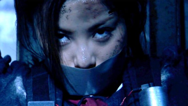 Aya Matsuura bound and tape gagged with bomb strapped in Yo-Yo Girl Cop thumbnail