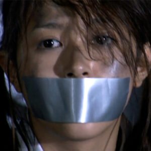 Yui Okada bound and tape gagged with bomb strapped in Yo-Yo Girl Cop Thumbnail