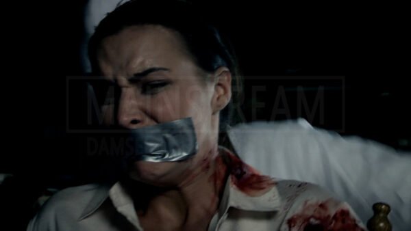 Short Film 019 - Woman chair tied and tape gagged - 03