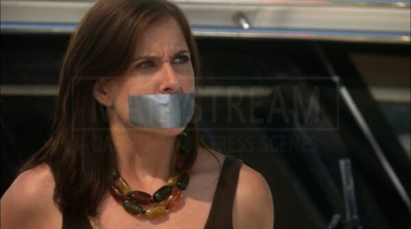 Kellie Martin and Cindy Sampson bound and tape gagged in Live Once Die Twice - 05