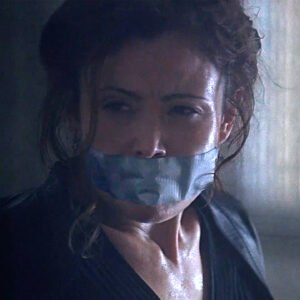Reiko Aylesworth handcuffed and tape gagged in 24 thumbnail