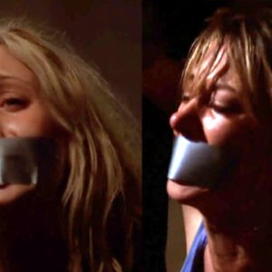 Mimi Michaels, Haylie Duff bound and tape gagged in Backwoods thumbnail