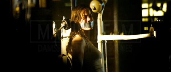 Michelle Monaghan kidnapped handcuffed and tape gagged in Mission: Impossible III 06