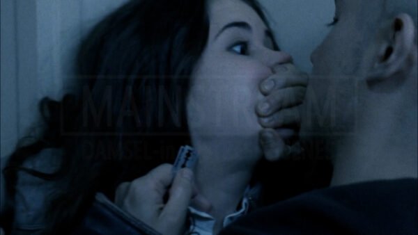 Matéa Maras handgagged in Engrenages