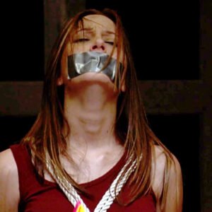 Leighton Meester chair tied and tape gagged in Drive Thru - thumbnail