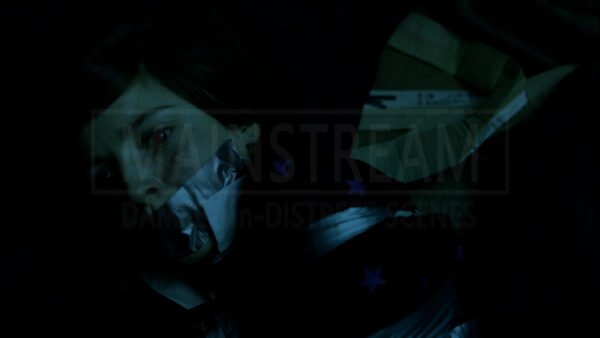 Flora Spencer-Longhurst is kidnapped bound and tape gagged in Unforgiven 01
