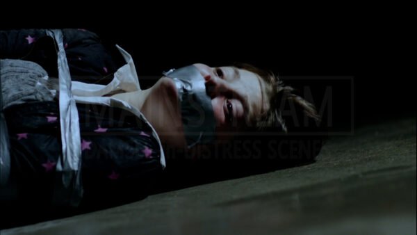 Flora Spencer-Longhurst is kidnapped bound and tape gagged in Unforgiven 05