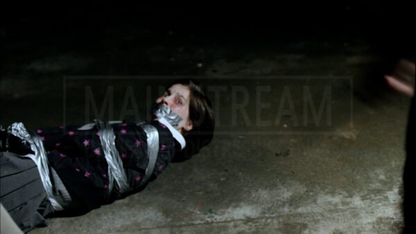 Flora Spencer-Longhurst is kidnapped bound and tape gagged in Unforgiven 06