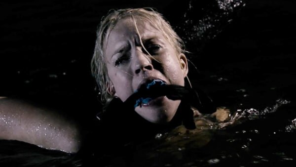 Jessica Napier is kidnapped bound and cleave gagged with mouth packing in Savages Crossing - thumbnail