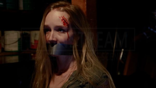 Woman kidnapped bound and tape gagged in Fueled by Revenge short film - 01