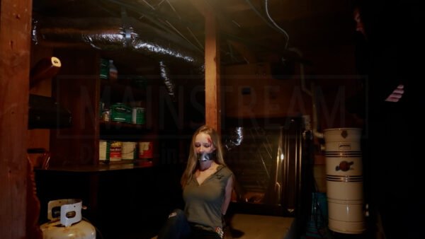 Woman kidnapped bound and tape gagged in Fueled by Revenge short film - 02
