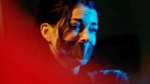 Woman kidnapped chair tied and tape gagged in Crick short film - thumbnail