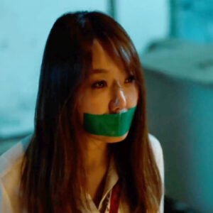 Woman kidnapped chair tied and tape gagged in ...납치극 short film - thumbnail